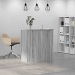 vidaXL Birou de recepție Gri Sonoma 100x50x103,5 cm Lemn prelucrat