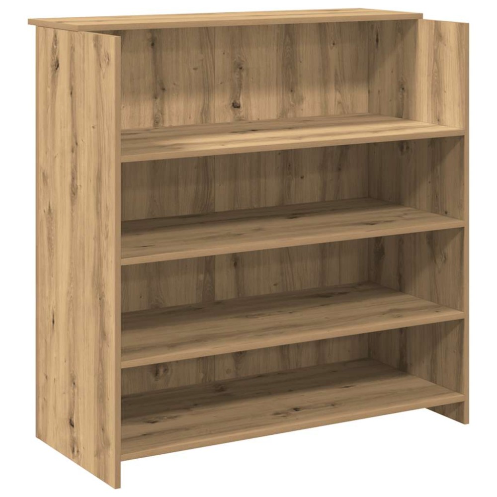 vidaXL Birou de recepție Stejar Artisan 100x50x103,5 cm Lemn prelucrat