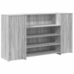 vidaXL Birou de recepție Gri Sonoma 180x50x103,5 cm Lemn prelucrat vidaXL Birou de recepție Gri Sonoma 180x50x103,5 cm Lemn prelucrat