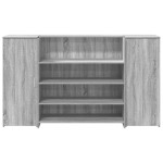 vidaXL Birou de recepție Gri Sonoma 180x50x103,5 cm Lemn prelucrat vidaXL Birou de recepție Gri Sonoma 180x50x103,5 cm Lemn prelucrat