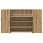 vidaXL Birou de recepție Stejar Artisan 180x50x103,5 cm Lemn prelucrat vidaXL Birou de recepție Stejar Artisan 180x50x103,5 cm Lemn prelucrat