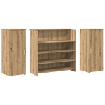 vidaXL Birou de recepție Stejar Artisan 180x50x103,5 cm Lemn prelucrat vidaXL Birou de recepție Stejar Artisan 180x50x103,5 cm Lemn prelucrat