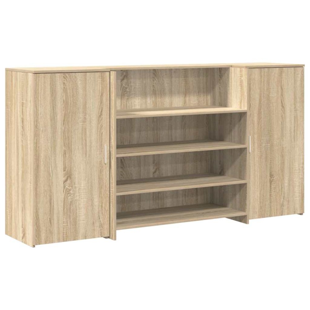 vidaXL Birou de recepție Stejar Sonoma 200x50x103,5 cm Lemn prelucrat