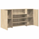 vidaXL Birou de recepție Stejar Sonoma 200x50x103,5 cm Lemn prelucrat vidaXL Birou de recepție Stejar Sonoma 200x50x103,5 cm Lemn prelucrat