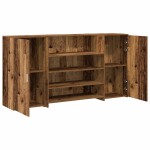 vidaXL Birou de recepție Lemn vechi 200x50x103,5 cm Lemn prelucrat