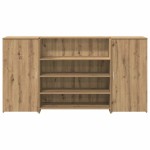 vidaXL Birou de recepție Stejar Artisan 200x50x103,5 cm Lemn prelucrat