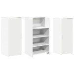vidaXL Birou de recepție alb 135x50x103,5 cm din lemn prelucrat