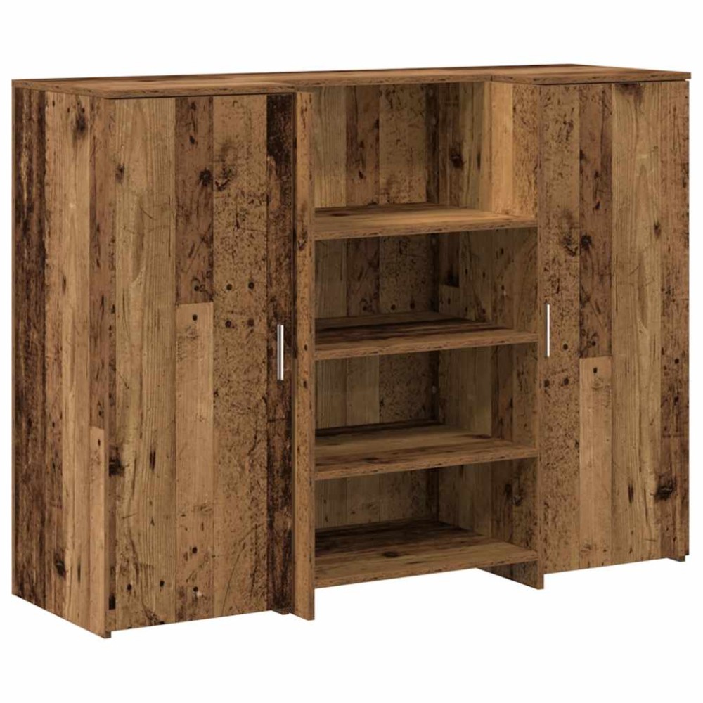 vidaXL Birou de recepție Lemn vechi 135x50x103,5 cm Lemn prelucrat