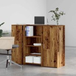 vidaXL Birou de recepție Lemn vechi 135x50x103,5 cm Lemn prelucrat vidaXL Birou de recepție Lemn vechi 135x50x103,5 cm Lemn prelucrat