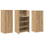 vidaXL Birou de recepție Stejar Artisan 135x50x103,5 cm Lemn prelucrat vidaXL Birou de recepție Stejar Artisan 135x50x103,5 cm Lemn prelucrat
