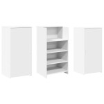 vidaXL Birou de recepție alb 155x50x103,5 cm din lemn prelucrat