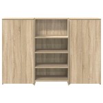 vidaXL Birou de recepție Stejar Sonoma 155x50x103,5 cm Lemn prelucrat