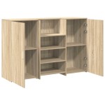 vidaXL Birou de recepție Stejar Sonoma 155x50x103,5 cm Lemn prelucrat
