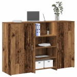 vidaXL Birou de recepție Lemn vechi 155x50x103,5 cm Lemn prelucrat vidaXL Birou de recepție Lemn vechi 155x50x103,5 cm Lemn prelucrat