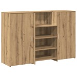 vidaXL Birou de recepție Stejar Artisan 155x50x103,5 cm Lemn prelucrat vidaXL Birou de recepție Stejar Artisan 155x50x103,5 cm Lemn prelucrat