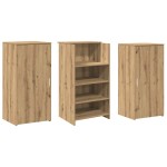 vidaXL Birou de recepție Stejar Artisan 155x50x103,5 cm Lemn prelucrat vidaXL Birou de recepție Stejar Artisan 155x50x103,5 cm Lemn prelucrat