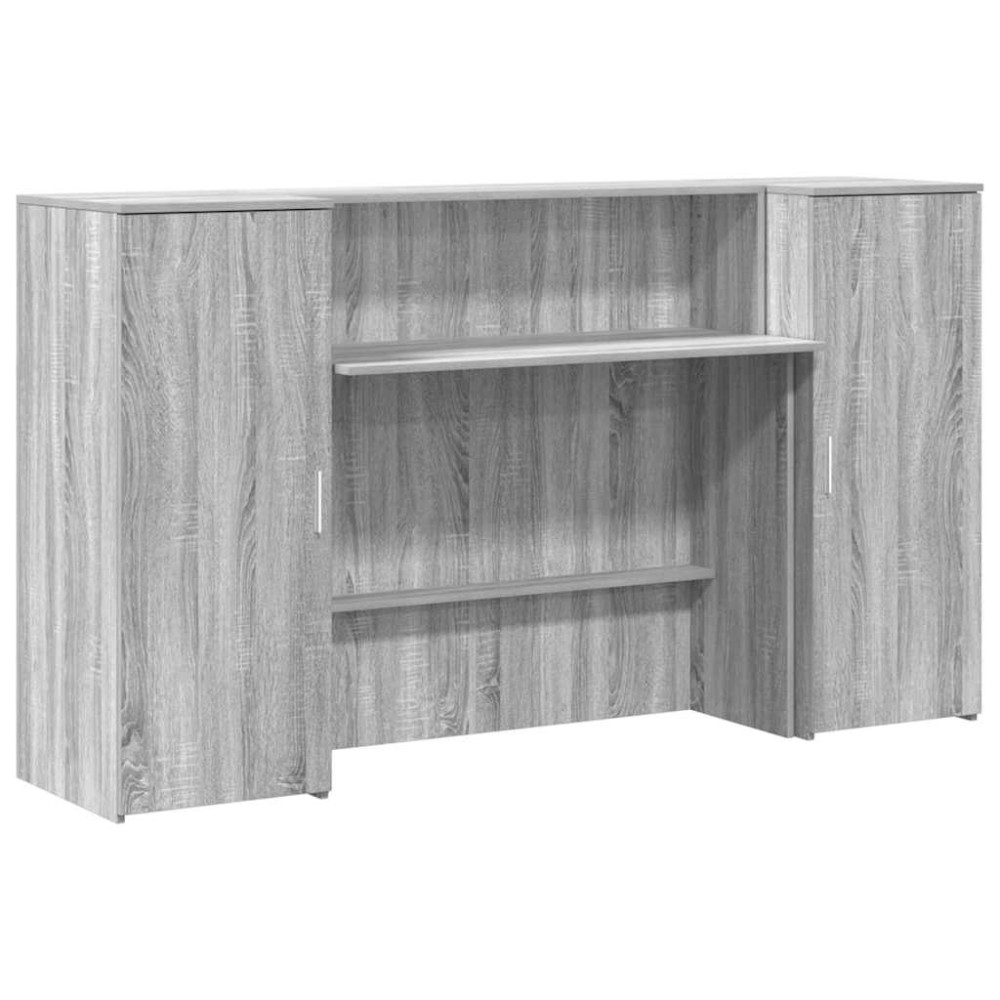 vidaXL Birou de recepție Gri Sonoma 180x50x103,5 cm Lemn prelucrat