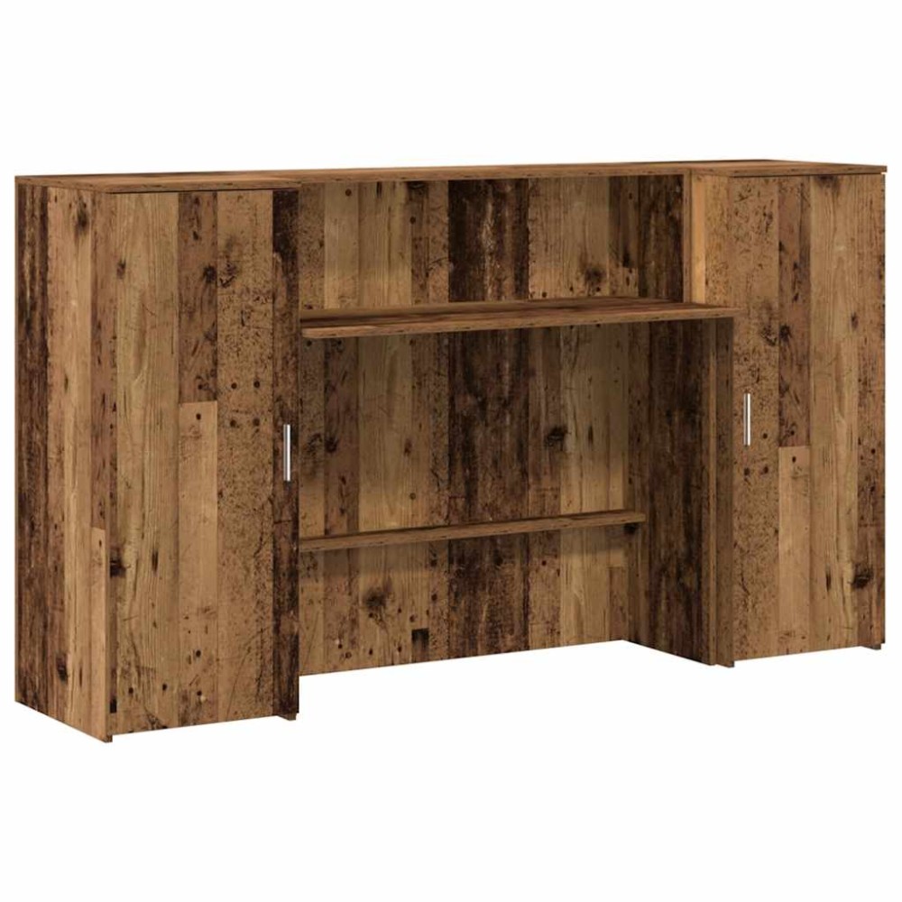 vidaXL Birou de recepție Lemn vechi 180x50x103,5 cm Lemn prelucrat