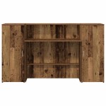 vidaXL Birou de recepție Lemn vechi 180x50x103,5 cm Lemn prelucrat