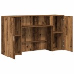 vidaXL Birou de recepție Lemn vechi 180x50x103,5 cm Lemn prelucrat