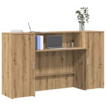 vidaXL Birou de recepție Stejar Artisan 180x50x103,5 cm Lemn prelucrat vidaXL Birou de recepție Stejar Artisan 180x50x103,5 cm Lemn prelucrat