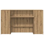 vidaXL Birou de recepție Stejar Artisan 180x50x103,5 cm Lemn prelucrat vidaXL Birou de recepție Stejar Artisan 180x50x103,5 cm Lemn prelucrat