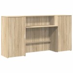 vidaXL Birou de recepție Stejar Sonoma 200x50x103,5 cm Lemn prelucrat vidaXL Birou de recepție Stejar Sonoma 200x50x103,5 cm Lemn prelucrat