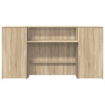 vidaXL Birou de recepție Stejar Sonoma 200x50x103,5 cm Lemn prelucrat vidaXL Birou de recepție Stejar Sonoma 200x50x103,5 cm Lemn prelucrat