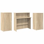 vidaXL Birou de recepție Stejar Sonoma 200x50x103,5 cm Lemn prelucrat vidaXL Birou de recepție Stejar Sonoma 200x50x103,5 cm Lemn prelucrat