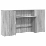 vidaXL Birou de recepție Gri Sonoma 200x50x103,5 cm Lemn prelucrat vidaXL Birou de recepție Gri Sonoma 200x50x103,5 cm Lemn prelucrat