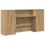 vidaXL Birou de recepție Stejar Artisan 200x50x103,5 cm Lemn prelucrat vidaXL Birou de recepție Stejar Artisan 200x50x103,5 cm Lemn prelucrat