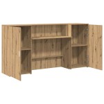 vidaXL Birou de recepție Stejar Artisan 200x50x103,5 cm Lemn prelucrat vidaXL Birou de recepție Stejar Artisan 200x50x103,5 cm Lemn prelucrat