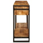 vidaXL Mese consolă 2 pcs Maro 160 x 33 x 75 cm Lemn de Acacia masiv