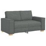 vidaXL Set de canapea cu pernă 3 pcs Gri 220 x 78 x 84 cm țesătură