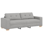 vidaXL Set de canapea cu pernă cu pernă 3 pcs Gri țesătură vidaXL Set de canapea cu pernă cu pernă 3 pcs Gri țesătură