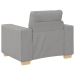 vidaXL Set de canapea cu pernă cu pernă 3 pcs Gri țesătură vidaXL Set de canapea cu pernă cu pernă 3 pcs Gri țesătură