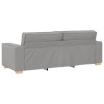 vidaXL Set de canapele cu perne, 2 piese, gri nor, textil