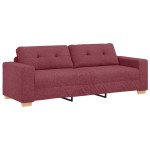 vidaXL Set de canapea 2 pcs Roșu Vin 221 x 78 x 80 cm Țesătură vidaXL Set de canapea 2 pcs Roșu Vin 221 x 78 x 80 cm Țesătură