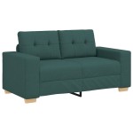 vidaXL Set de canapele de 2 piese cu perne Galben Țesătură vidaXL Set de canapele de 2 piese cu perne Galben Țesătură