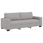 vidaXL Set de canapele cu perne, 2 piese, gri nor, textil