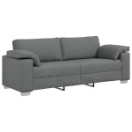 vidaXL Set de canapea 2 pcs Gri închis 219 x 77 x 82 cm țesătură