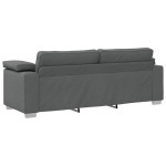 vidaXL Set de canapea 2 pcs Gri închis 219 x 77 x 82 cm țesătură