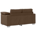 vidaXL Set de canapea 2 pcs Maro 219 x 77 x 82 cm țesătură