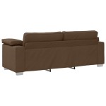 vidaXL Set de canapea 2 pcs Maro 219 x 77 x 82 cm țesătură