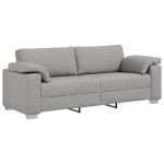 vidaXL Set de canapea 2 pcs Gri de nor 219 x 77 x 82 cm țesătură