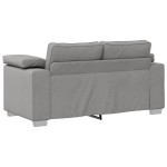 vidaXL Set de canapea 2 pcs Gri de nor 219 x 77 x 82 cm țesătură