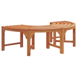 Bancă de exterior vidaXL pentru copaci 160 cm din lemn masiv de eucalipt Bancă de exterior vidaXL pentru copaci 160 cm din lemn masiv de eucalipt