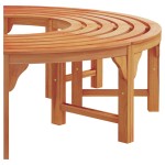 Bancă de exterior vidaXL pentru copaci 160 cm din lemn masiv de eucalipt Bancă de exterior vidaXL pentru copaci 160 cm din lemn masiv de eucalipt