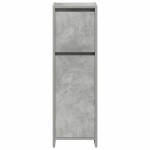 vidaXL Set mobilier de baie, 3 piese, gri beton, lemn compozit vidaXL Set mobilier de baie, 3 piese, gri beton, lemn compozit