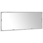 vidaXL Set mobilier de baie, 3 piese, gri beton, lemn compozit